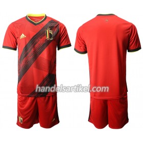 Belgien Kinder Heim Trikotsatz Euro 2020 Kurzarm (+ Kurze Hosen)